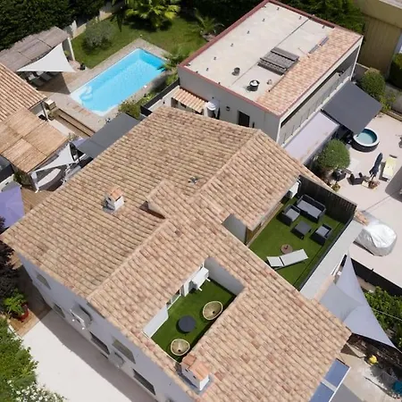 Villa 06o - Mathis Cote D'azur - Belle Avec Piscine Et Jacuzzi Prive *